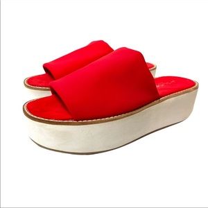 J/Slides NYC Red Platform Slides